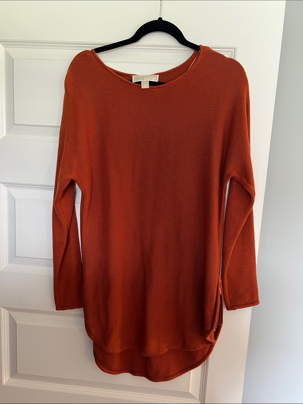 Michael Kors Rust Orange Crewneck Sweater size small